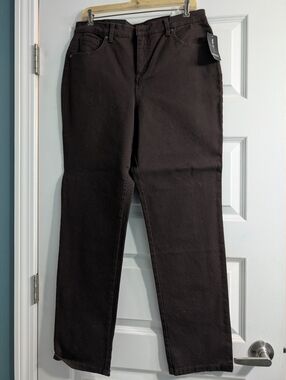 Style & Co. Straight-Leg Jeans in Dark Brown